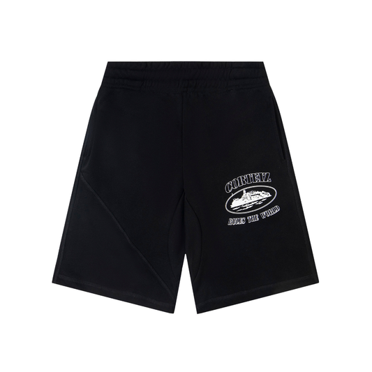 Alcatraz Rules the World Black Shorts