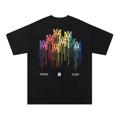 Amr M.A. Drip Collage T-shirt
