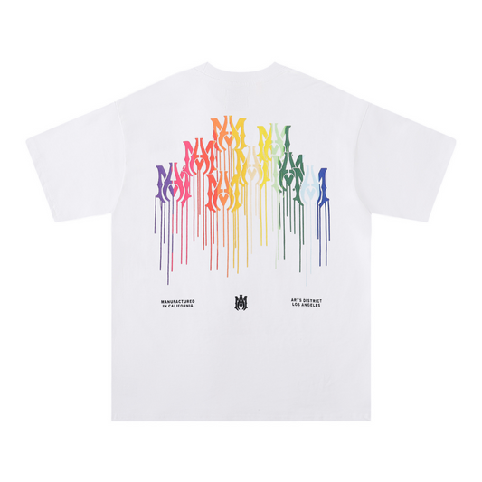 Amr M.A. Drip Collage T-shirt