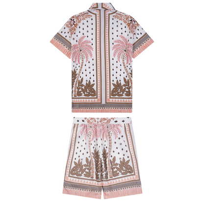 Amr Monogram Short Set