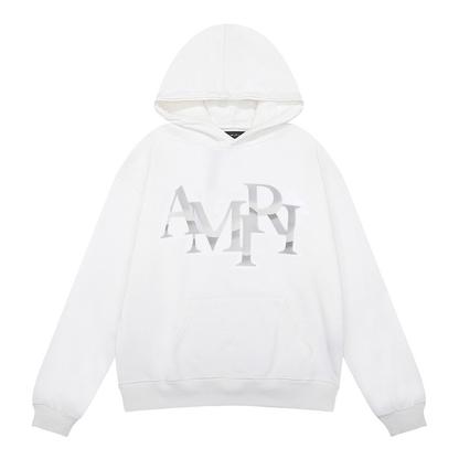 Amr Staggered Logo Hoodie