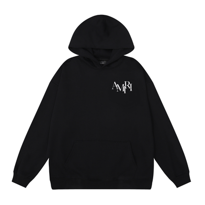 Amr Staggered Monochromatic Hoodie