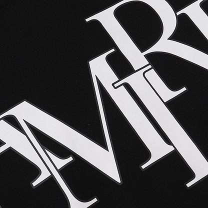 Amr Staggered Monochromatic Hoodie