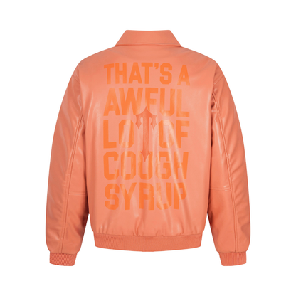 Decoded Bomber Leather Jacket