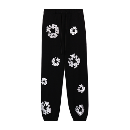 Denim Trs Diamonds Black Pants