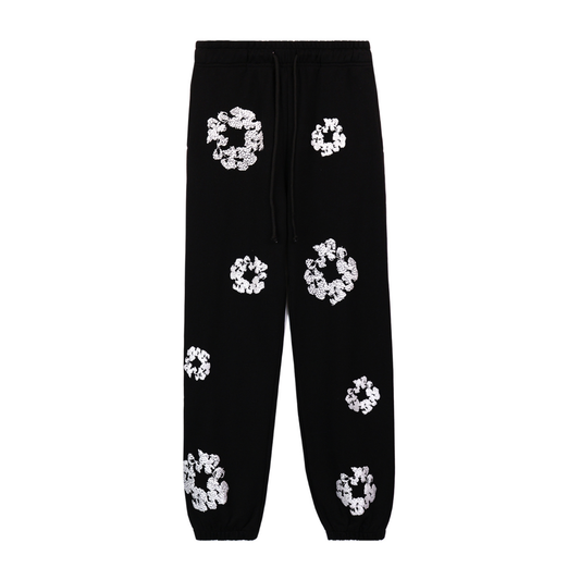 Denim Trs Diamonds Black Pants