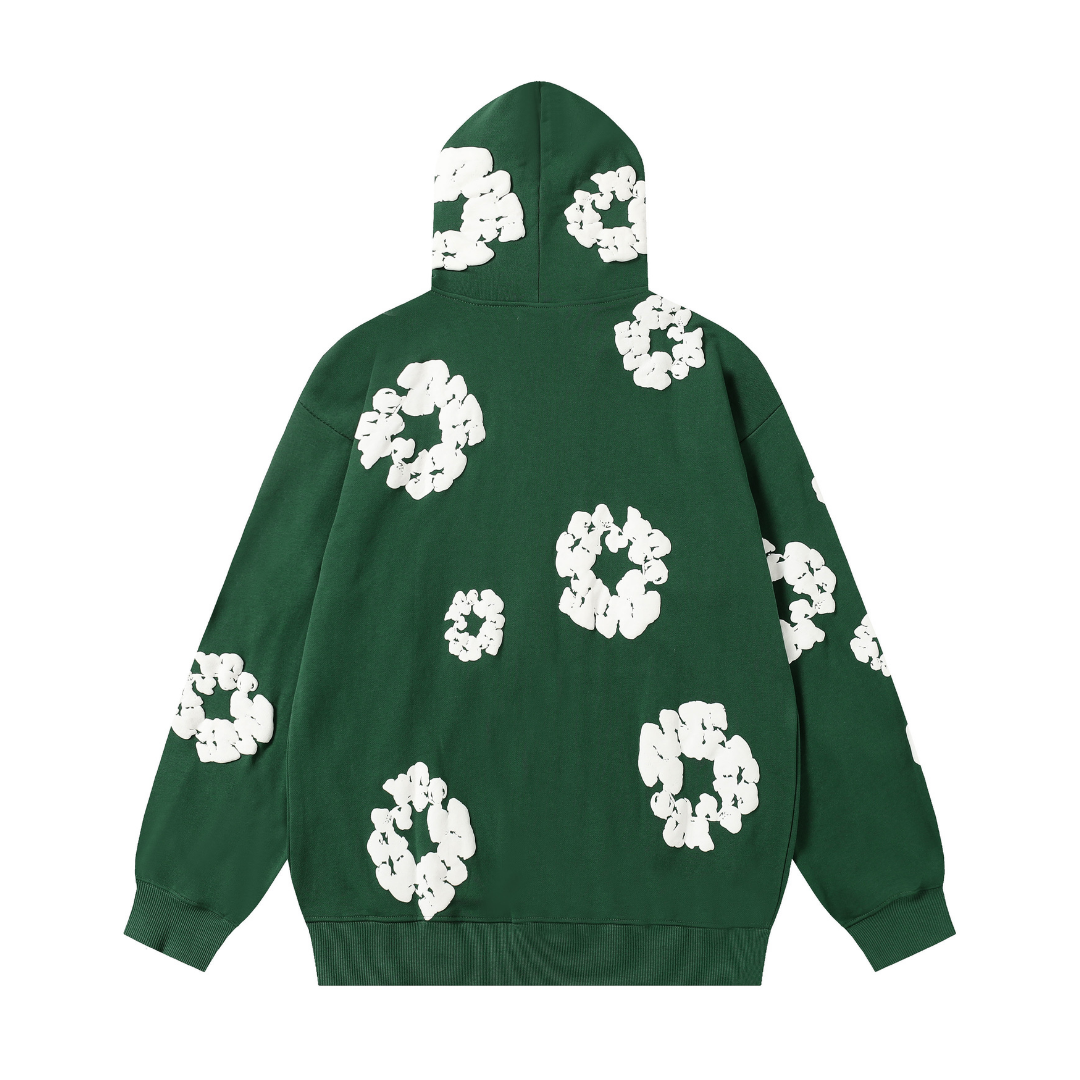 Denim Trs Zip Hoodie