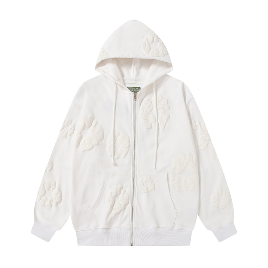 Denim Trs Zip Hoodie