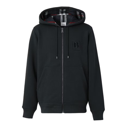 Graphic Navy Zip Hoodie