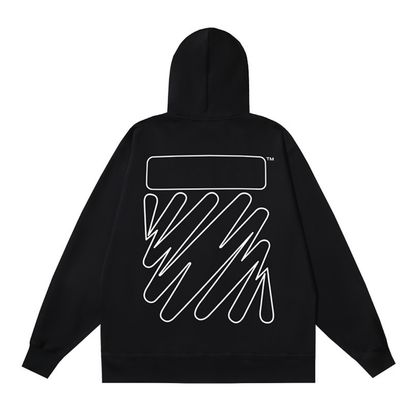 Off-W Monogram Zip Hoodie