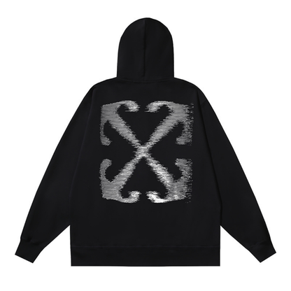 Off-W Monogram Zip Hoodie