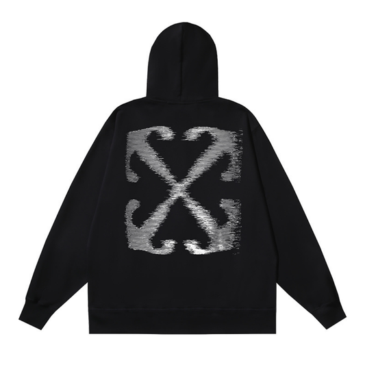 Off-W Monogram Zip Hoodie