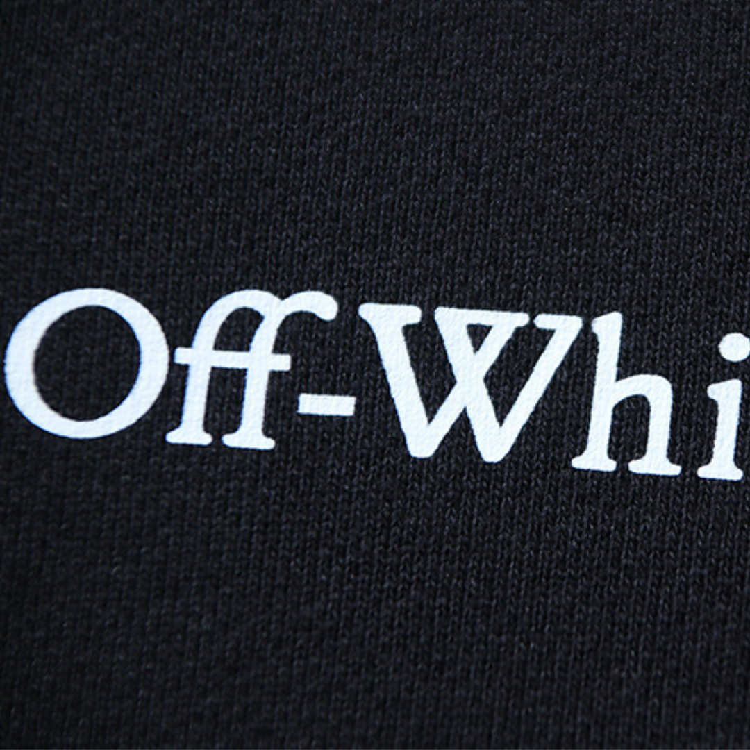 Off-W Monogram Zip Hoodie