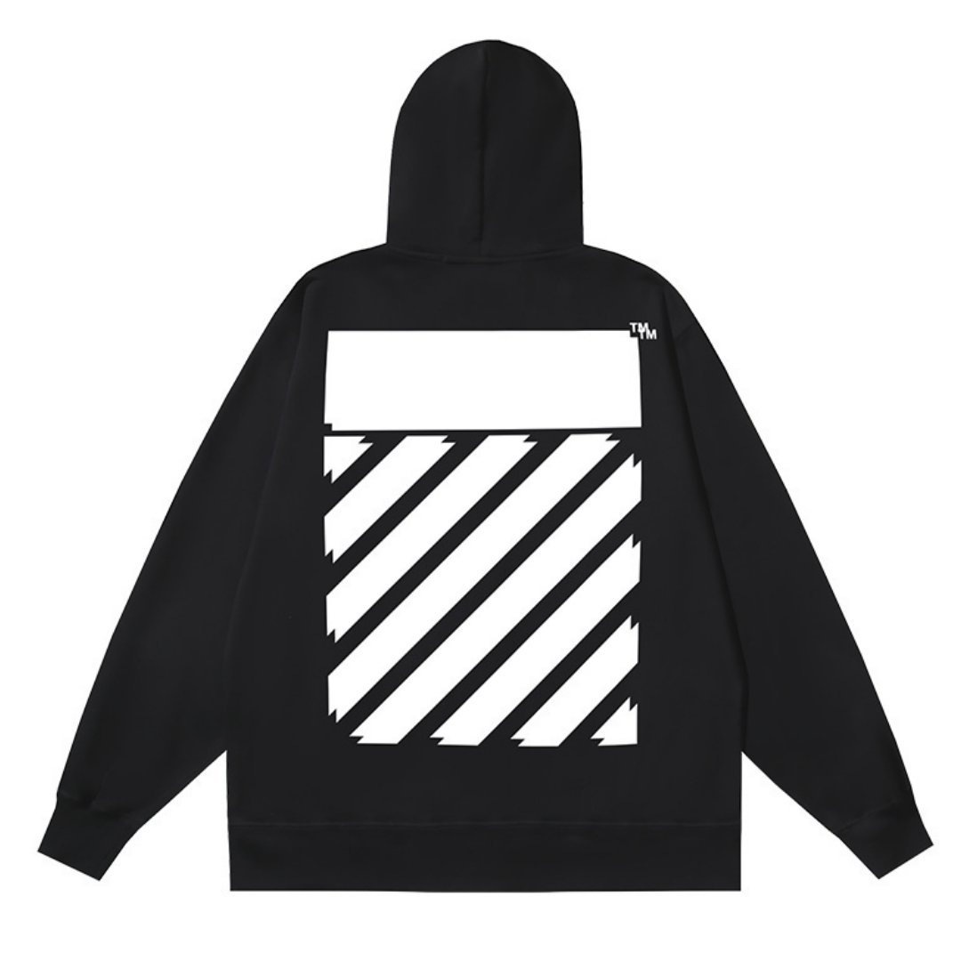 Off-W Monogram Zip Hoodie