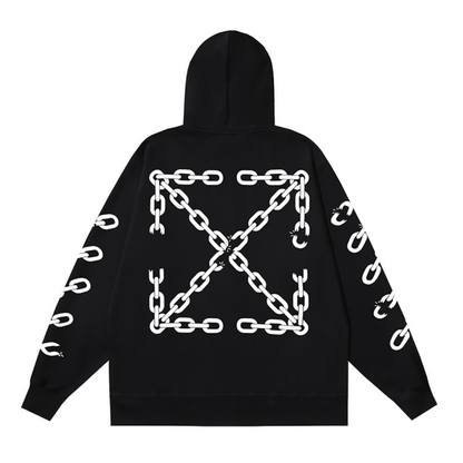 Off-W Monogram Zip Hoodie