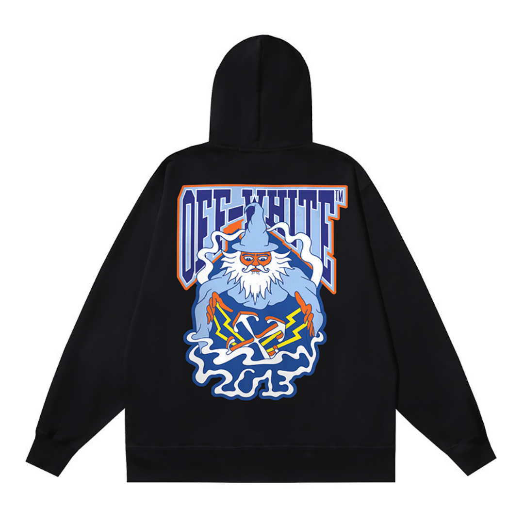 Off-W Monogram Zip Hoodie