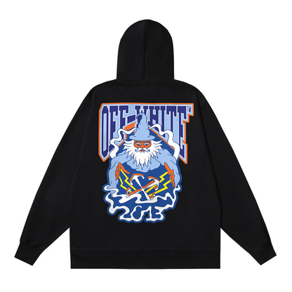 Off-W Monogram Zip Hoodie