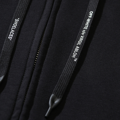 Off-W Monogram Zip Hoodie