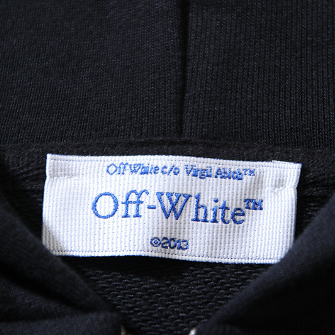 Off-W Monogram Zip Hoodie