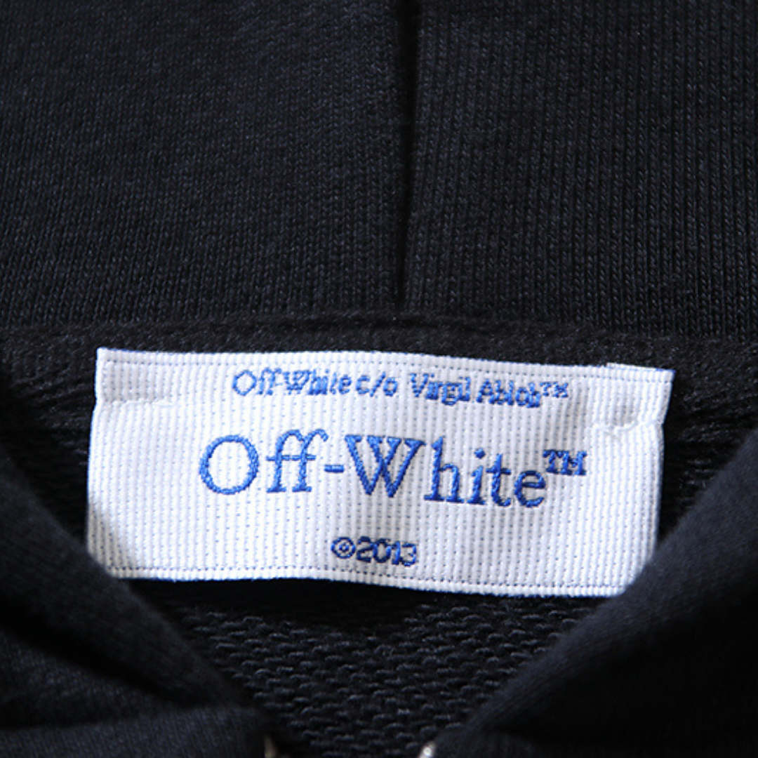 Off-W Monogram Zip Hoodie