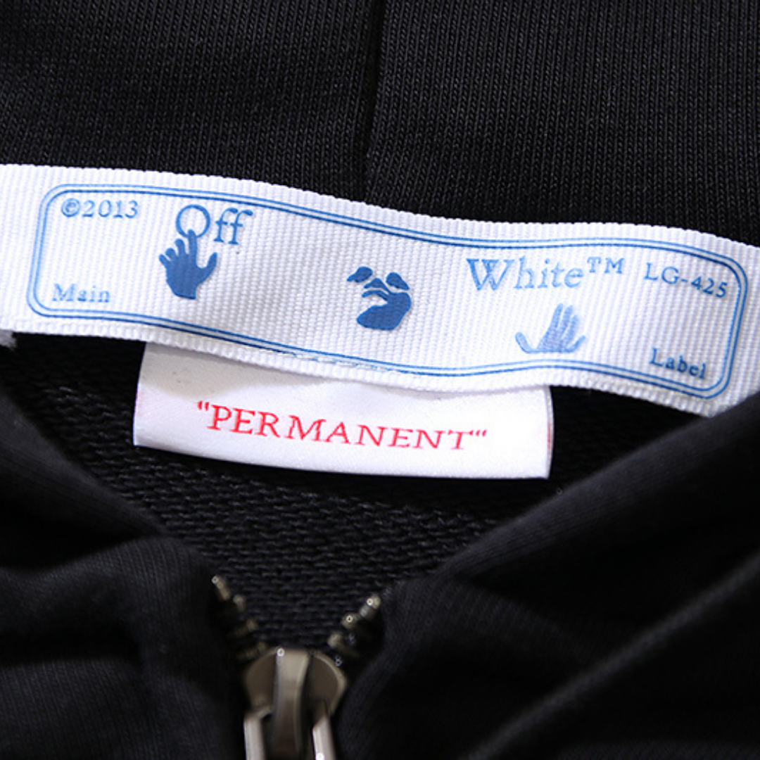 Off-W Monogram Zip Hoodie