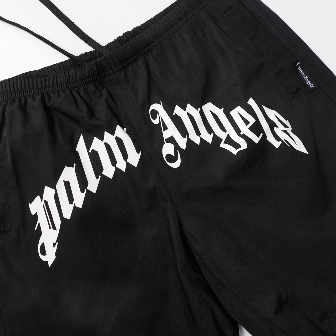 Palm Black Swim Shorts
