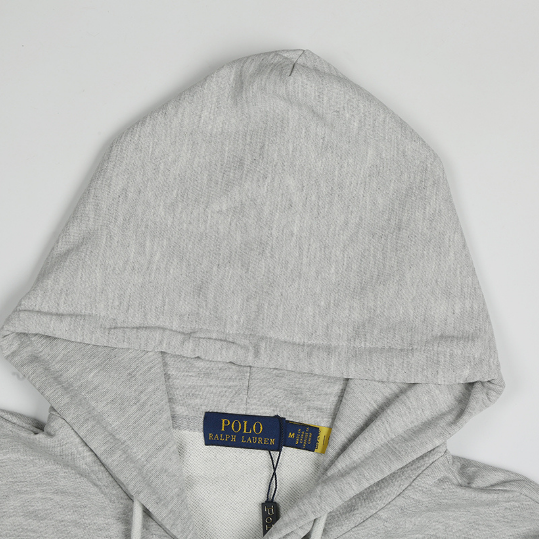 Polo Grey Zip Hoodie