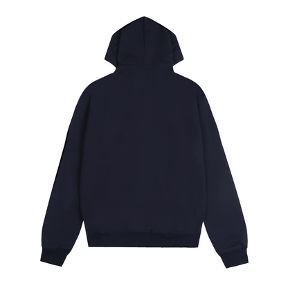 Polo Navy Zip Hoodie