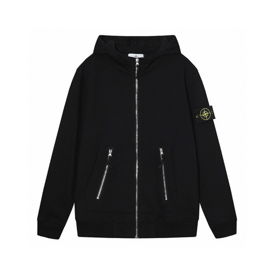 Stone Monogram 2.0 Zip Hoodie