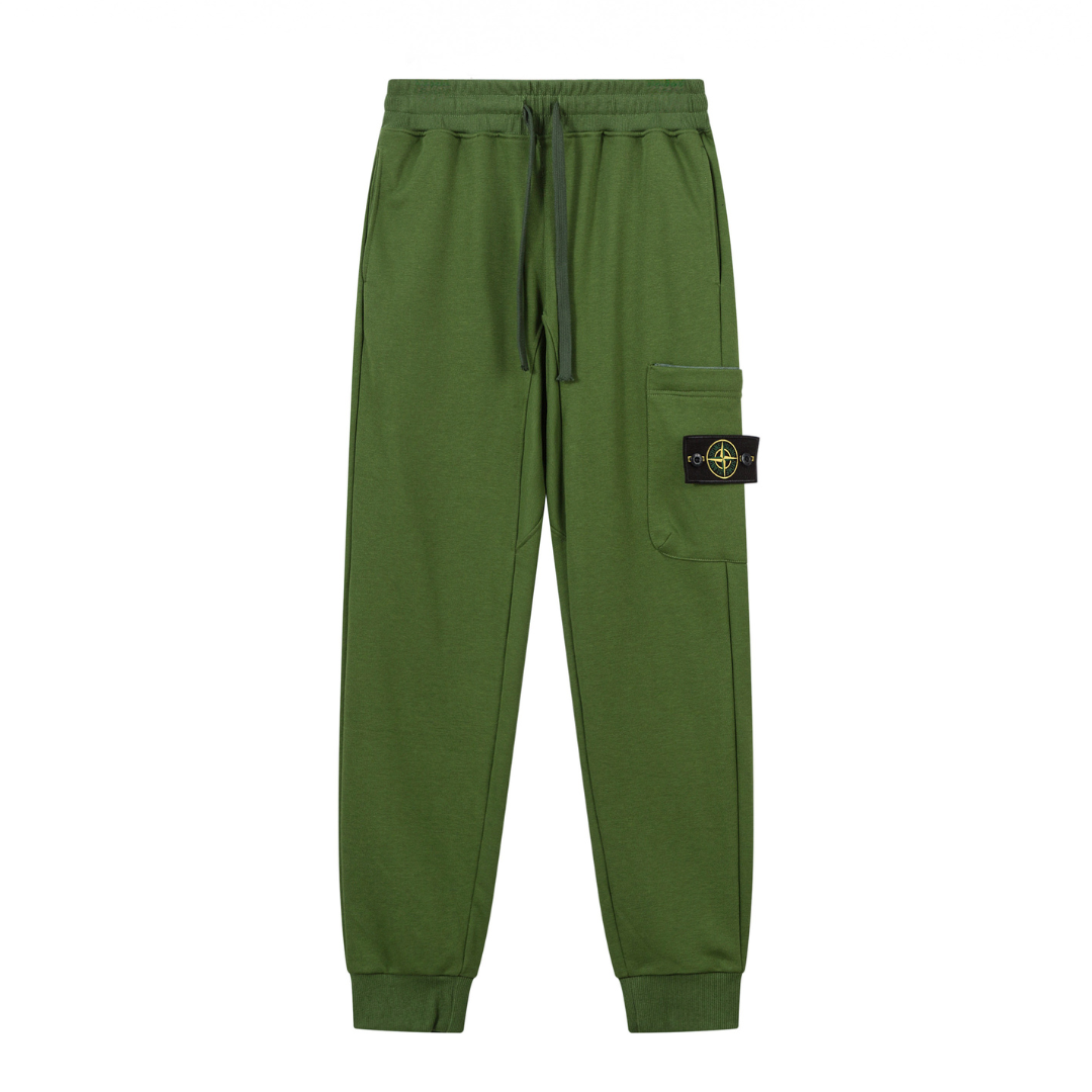 Stone Monogram Pants
