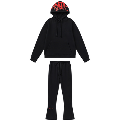 Syna Black Red Tracksuit