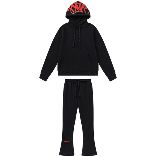 Syna Black Red Tracksuit