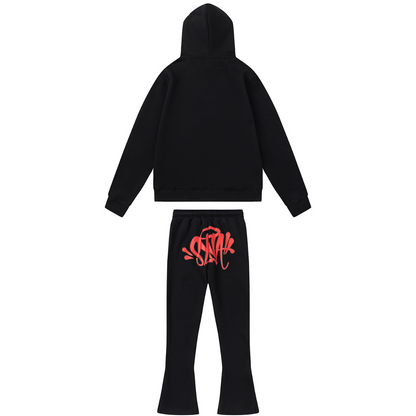 Syna Black Red Tracksuit