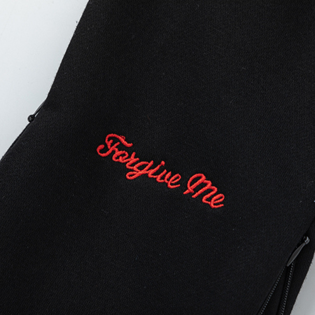 Syna Black Red Tracksuit