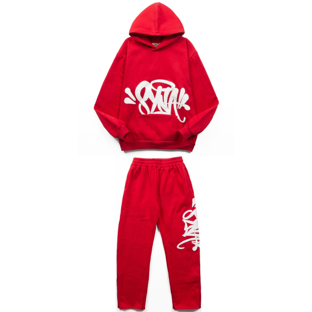 Syna Monogram Red Tracksuit