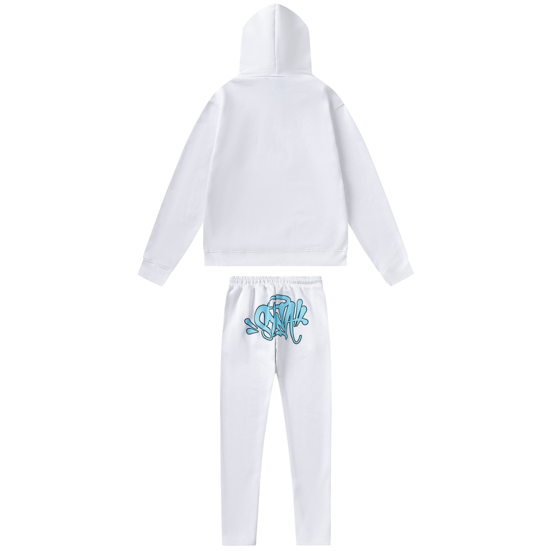 Syna White Blue Tracksuit