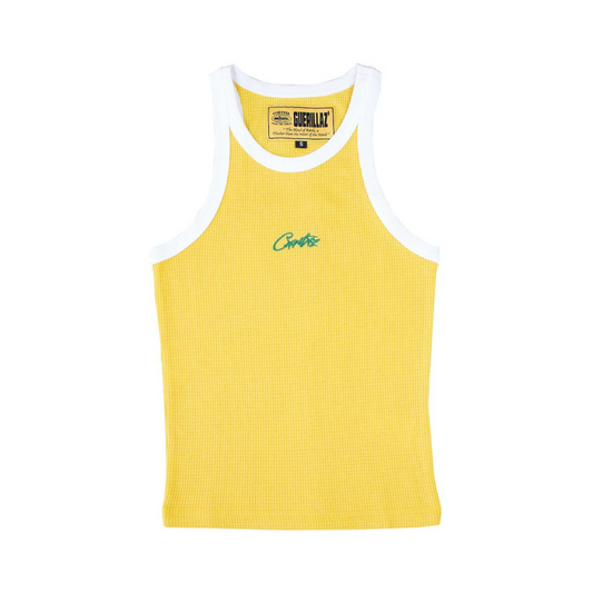 Womens Allstarz Contrast Yellow Tank Top