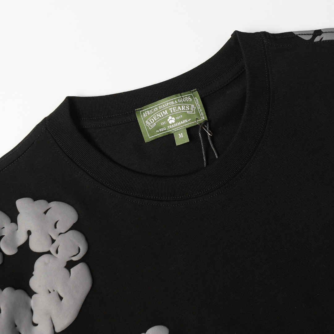 Denim Trs Black Grey Short set