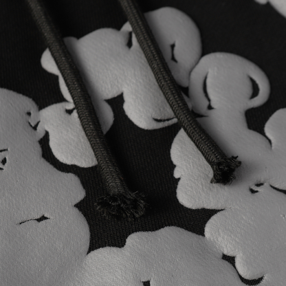 Denim Trs Black Grey Short set