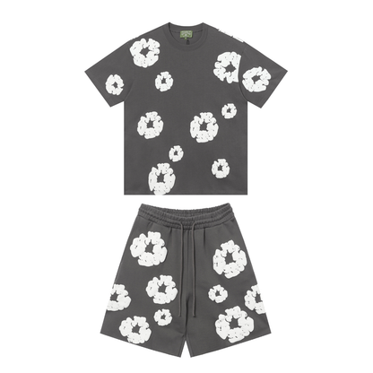 Denim Trs Carbon Short set