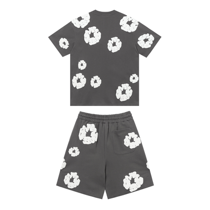 Denim Trs Carbon Short set