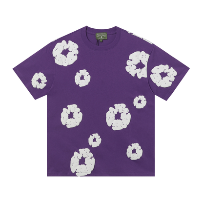 Denim Trs Purple Short set