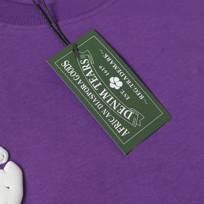 Denim Trs Purple Short set