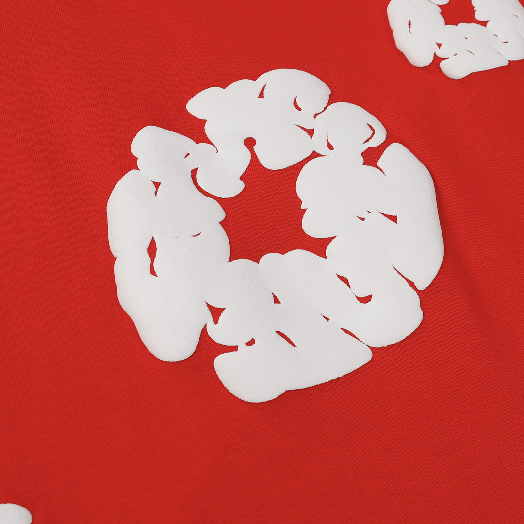 Denim Trs Red Short set