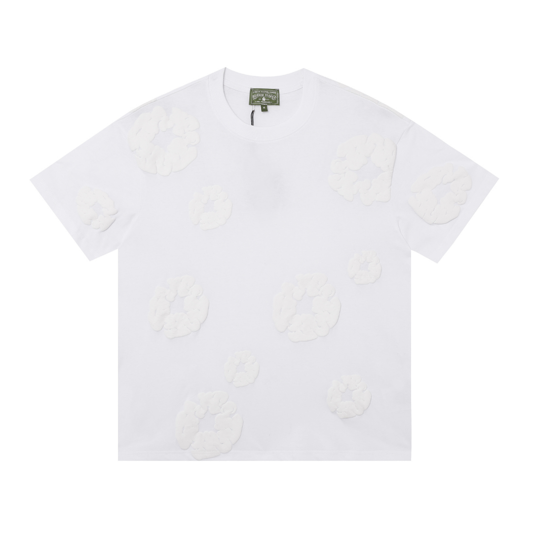 Denim Trs Triple White Short set