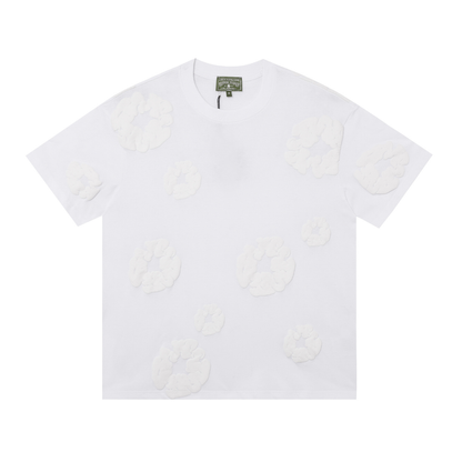 Denim Trs Triple White Short set