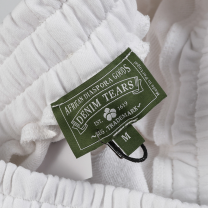 Denim Trs Triple White Short set