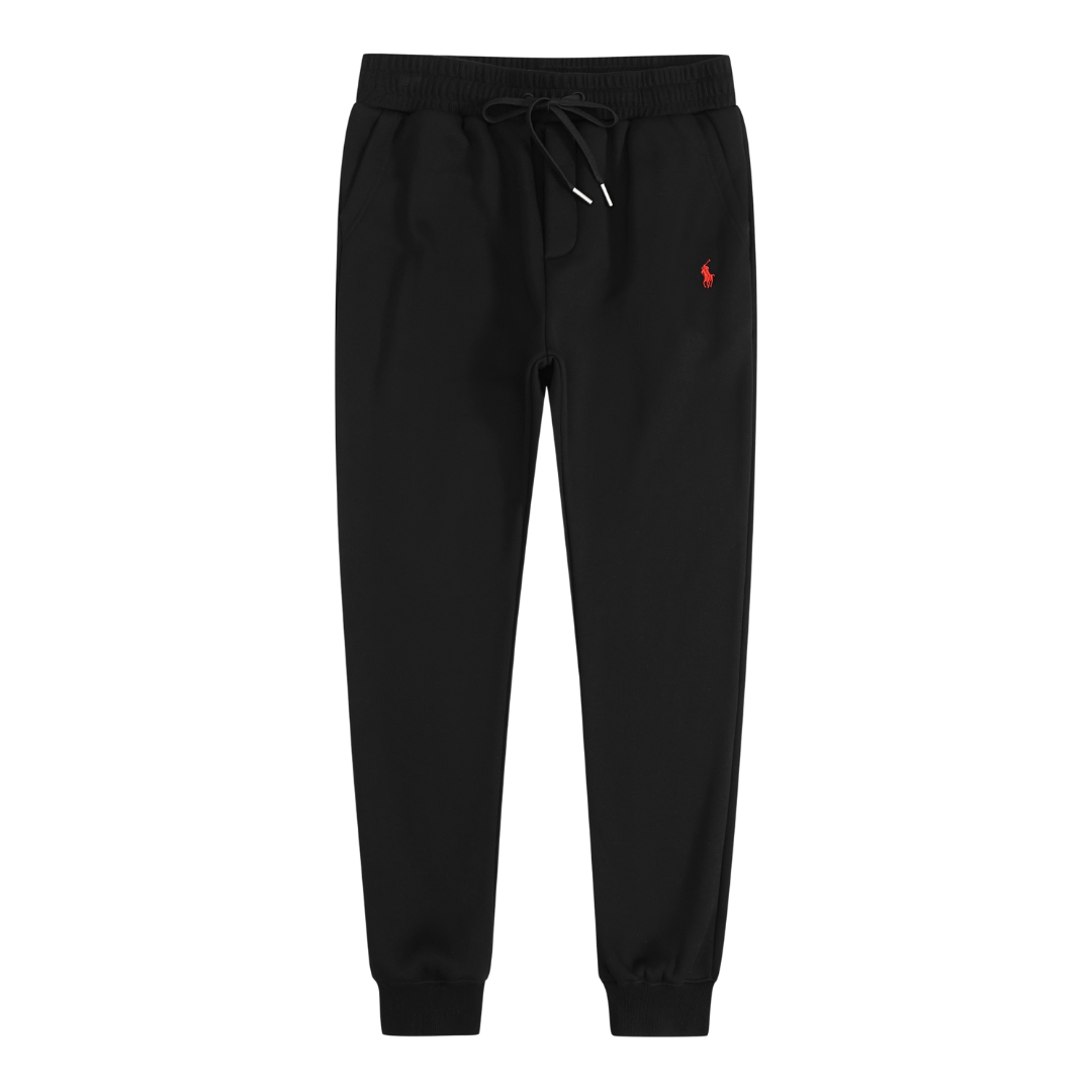 Polo Black Red Tracksuit