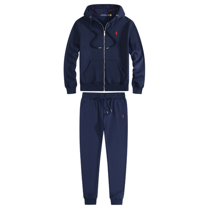 Polo Navy Red Tracksuit