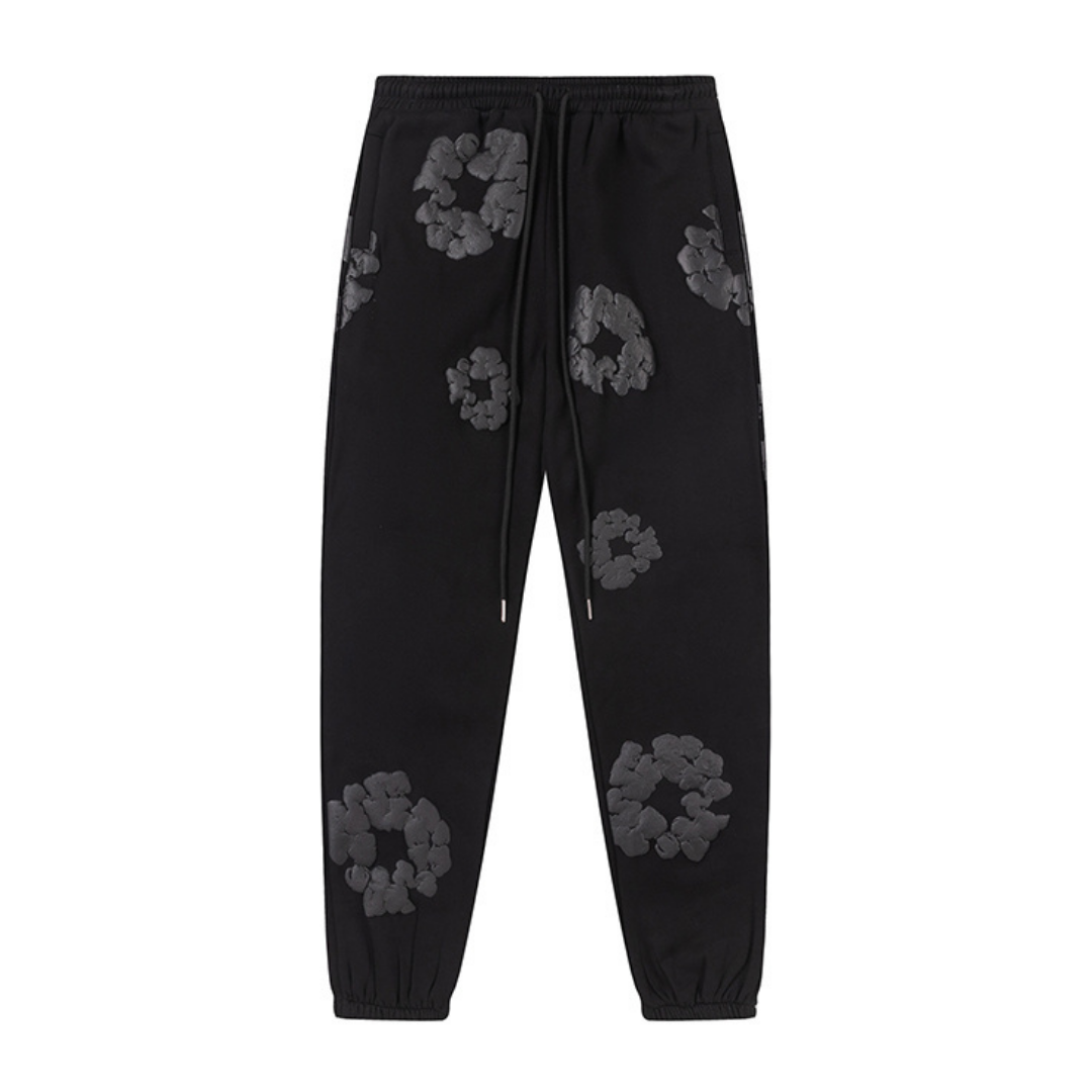 Denim Trs Full Black Tracksuit